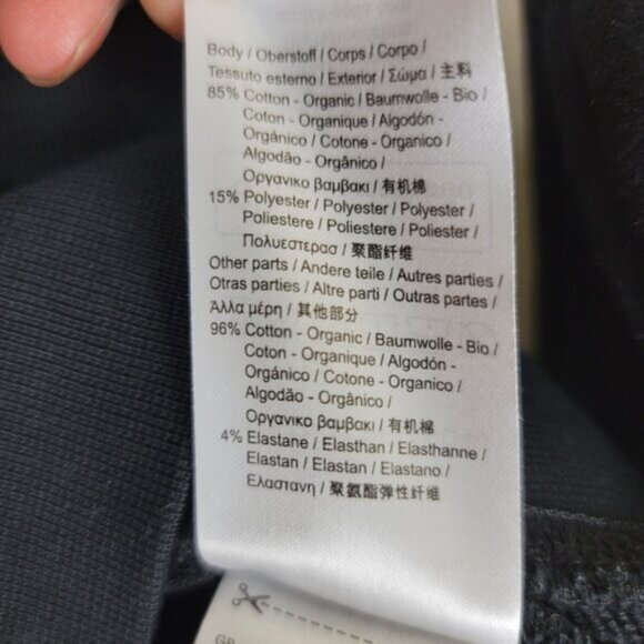 Scotch & Soda Men's Logo Hoodie Sz Small Black Pullover Sweatshirt - Picture 13 of 14